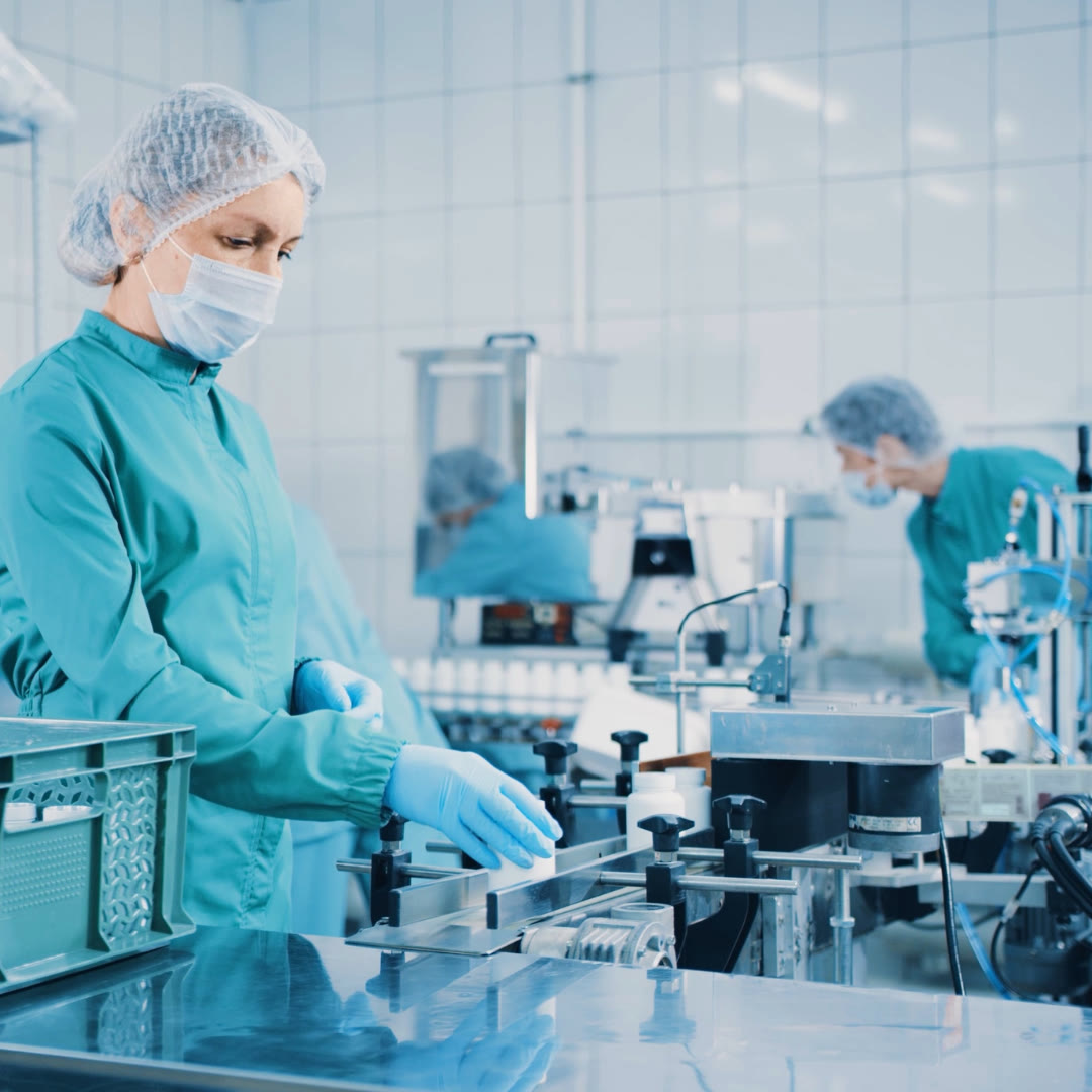 Reinraum-Produktion von Nahrungsergänzungsmitteln bei bulkify in Niedersachsen